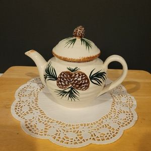 Vintage Ceramic Pine Cone Teapot